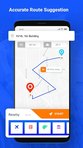 Voice GPS & Driving Directions screenshot