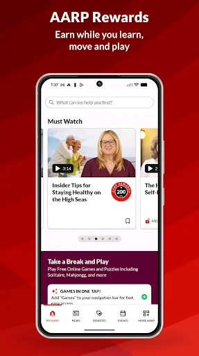 AARP Now screenshot