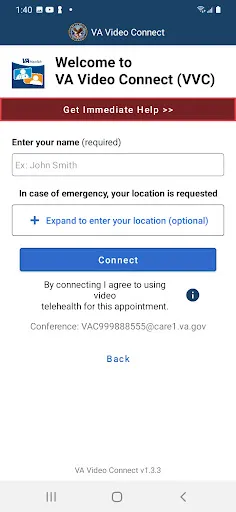 VA Video Connect screenshot